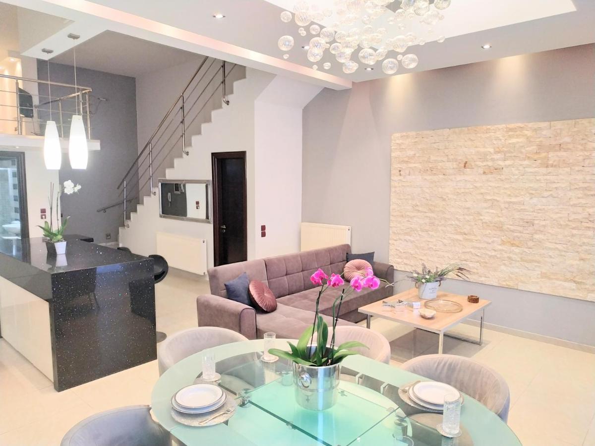 Luxury Apartment With Sea View Near Kallithea Koskinou  Exteriör bild