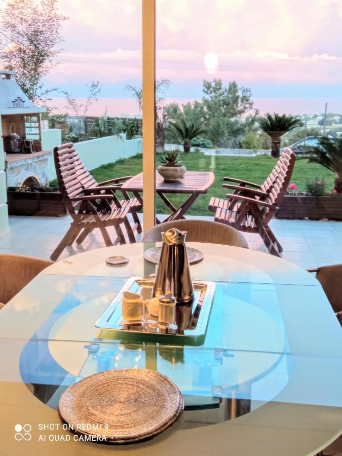 Luxury Apartment With Sea View Near Kallithea Koskinou  Exteriör bild