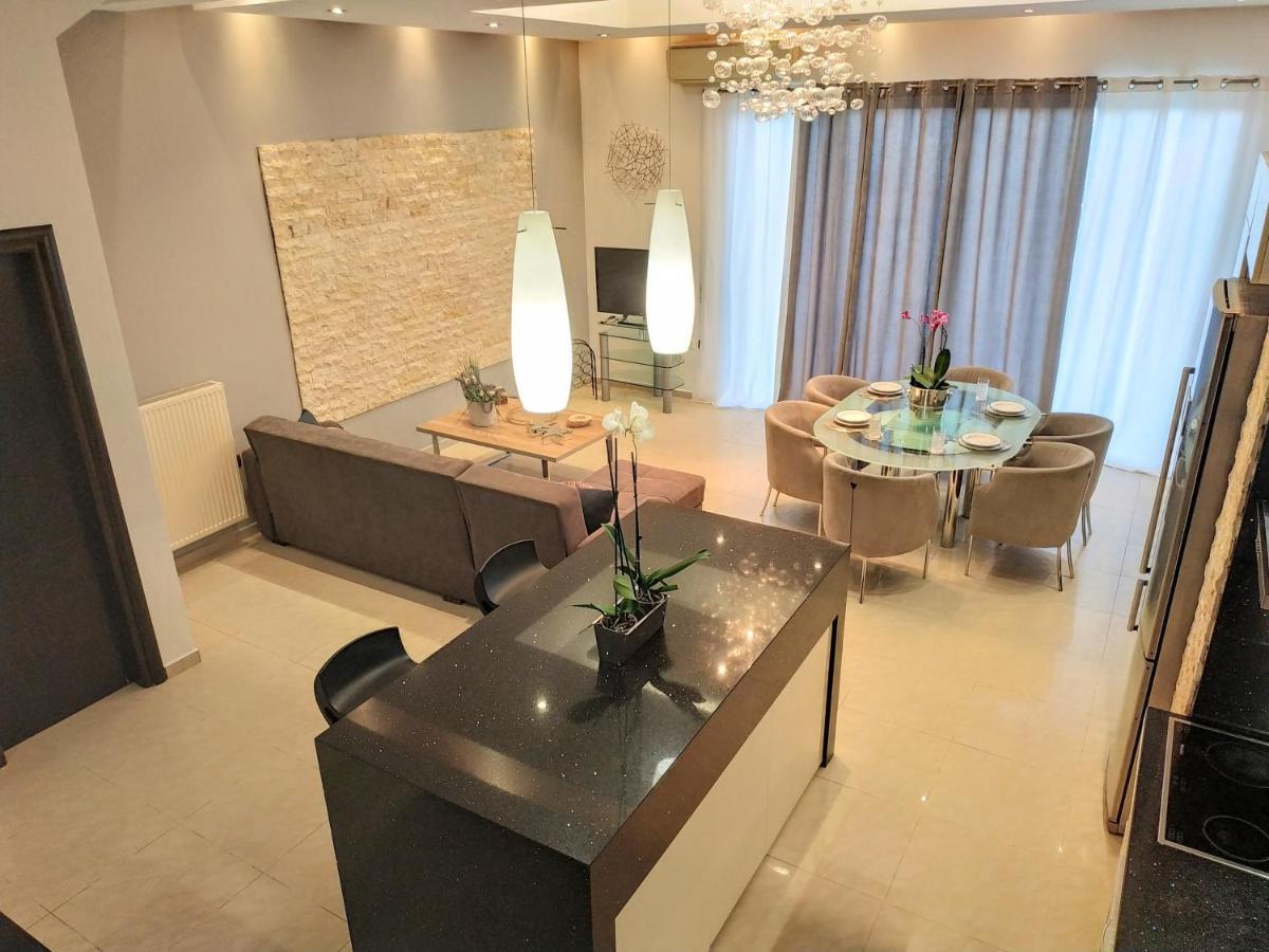 Luxury Apartment With Sea View Near Kallithea Koskinou  Exteriör bild