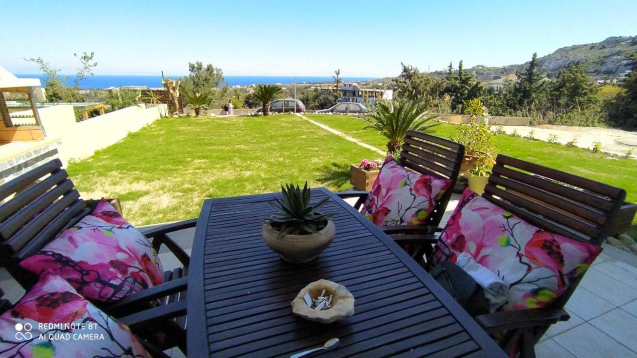 Luxury Apartment With Sea View Near Kallithea Koskinou  Exteriör bild
